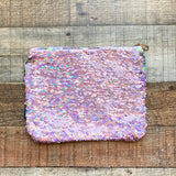 No Brand Pink/Silver Sequins Clutch