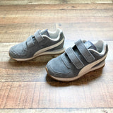 Puma Gray Suede Velcro Sneakers-Size 12C (see notes)