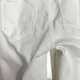 Mother The Hustler Ankle Fray White Jeans - Size 25 (Inseam 26" - See Notes)