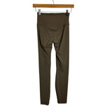 Lululemon Dark Sand Cross Waisted Leggings - Size 2 (Inseam 24")
