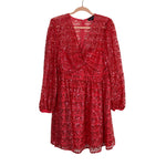 Eloquii Hot Pink Heart Sequin Mini Dress- Size 14