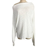 We the Free White Off the Shoulder Cowl Neck Top- Size L (see notes)