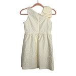 Maria Casero White Flower Pattern Dress - Size 12 Girls