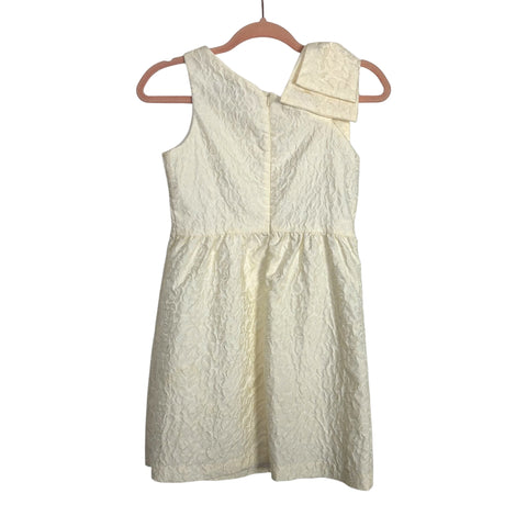Maria Casero White Flower Pattern Dress - Size 12 Girls