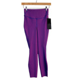 Lululemon Purple and Blue Two-Tone Ribbed Base Pace High Rise Tight Leggings NWT- Size 4 (Inseam 25")
