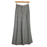 Zara Women Checkered Wide Leg Dress Pants- Size XS (Inseam 29”)