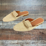 Asos Design Raffia Chain Flat Mules - Size 7 (sold out online)