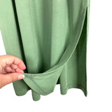 Double Zero Sage with Side Slits Tank Dress- Size S