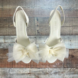 Ivy City Co Bow Heeled Sandals- Size 9 (Sold Out Online!)