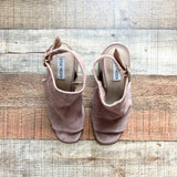 Steve Madden Light Brown Slingback Heel Sandals- Size 8.5 (Like New)