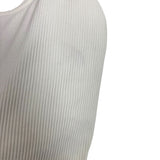 Calia White Ribbed Racerback Sports Bra - Size M (See Notes)