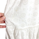 Ulla Johnson White Lace Overlay with Puff Sleeves Dress- Size 12 (see notes)