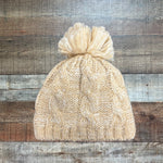 Sole Society Cream Knit Beanie