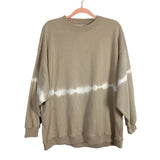 American Eagle Beige Tie Dye Jegging Fit Sweatshirt- Size M (see notes)