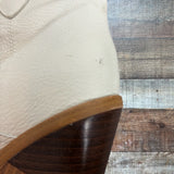 Marc Fisher Cream Leather Booties- Size 8.5 (see notes)