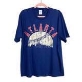 Port & Company Navy Atlanta Braves Tee- Size L