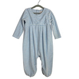 The Beaufort Bonnet Company Light Blue/White Striped Outfit - Size 12-18M (See Notes)