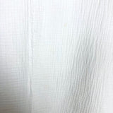 La Miel White Gauze V-Neck Boxy Tunic Top- Size M (see notes)