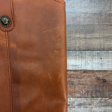 FRYE Cognac Leather Boots - Size 8 (see notes)