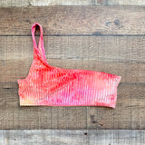Dippin' Daisys Ribbed Velvet One Shoulder Padded Bikini Top- Size S (we have matching bottoms and skirt)
