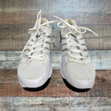 Pre-Owned Nike Zoom White Pink Heel Sneakers- Size 9 (see notes)