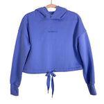 Shefit Periwinkle with Drawstring Waist Comfort Hooded Sweatshirt- Size M (sold out online)