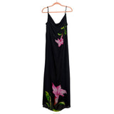 Rococo Sand Black Floral Dress- Size L