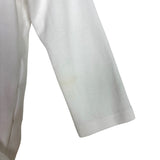 H&M White Organic Cotton Collared Onesie - Size US 18M (See Note)