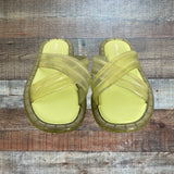 Melissa + Larroude Jelly Sandals- Size 8