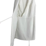 Abercrombie & Fitch White Blazer Wrap Dress- Size S