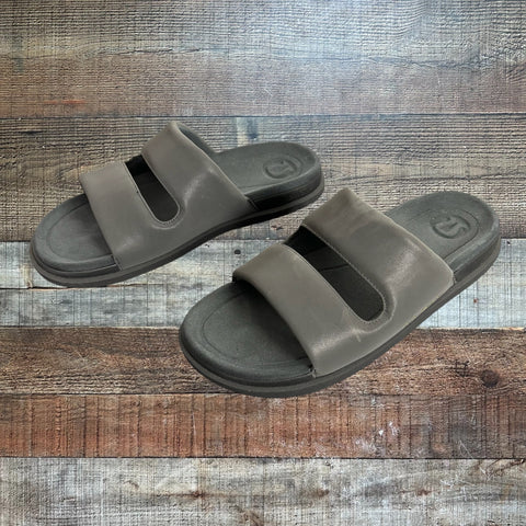 Lululemon Black Double Strap Slides- Size 9