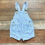 The Beaufort Bonnet Company Blue Floral Overalls- Size 3T