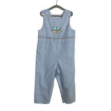 Bailey Boys Light Blue Gingham Turkey Outfit - Size ~2T (No Size Tag, Fits Like A 2T, See Notes)