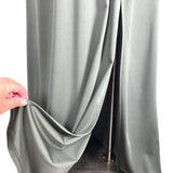 BTFBM Olive One Shoulder with Cut Out and Side Slit Maxi Dress- Size S