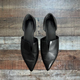 Vince Black Leather Darlington Flats - Size US 6M