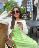 A New Day Lime Green Dress - Size XS