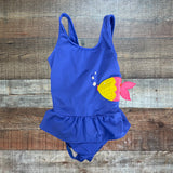 Florence Eiseman Royal Blue Fish Swimsuit - Size 3T