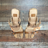 Louise et Cie Snakeskin Sandals- Size 6