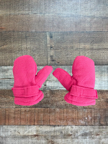 No Brand Pink Kids Mittens - Size ~24M (No Size Tag, Fit Like 24M)
