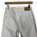 AE77 White Crop Bootcut Jeans- Size 25