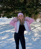 Sunday Up Reversible Floral Print Quilted Jacket - Size S
