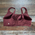 Lululemon Wine Adjustable Strap Bra - Size D36