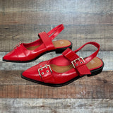 Wild Fable Red Buckle Flats- Size 8.5 (see notes)