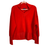 Scoop Red V-Neck Sweatshirt- Size L (we have matching joggers, sold out online)