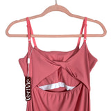 VertVie Pink with Built in Padded Bra Tennis Dress and Biker Shorts Set NWT- Size S (sold as a set)