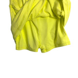 Free People Movement Neon Yellow Faux Wrap Dress with Shorts NWT- Size XS