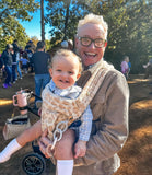 Cecil And Lou Blue Plaid/Pumpkin Bubble - Size 9M