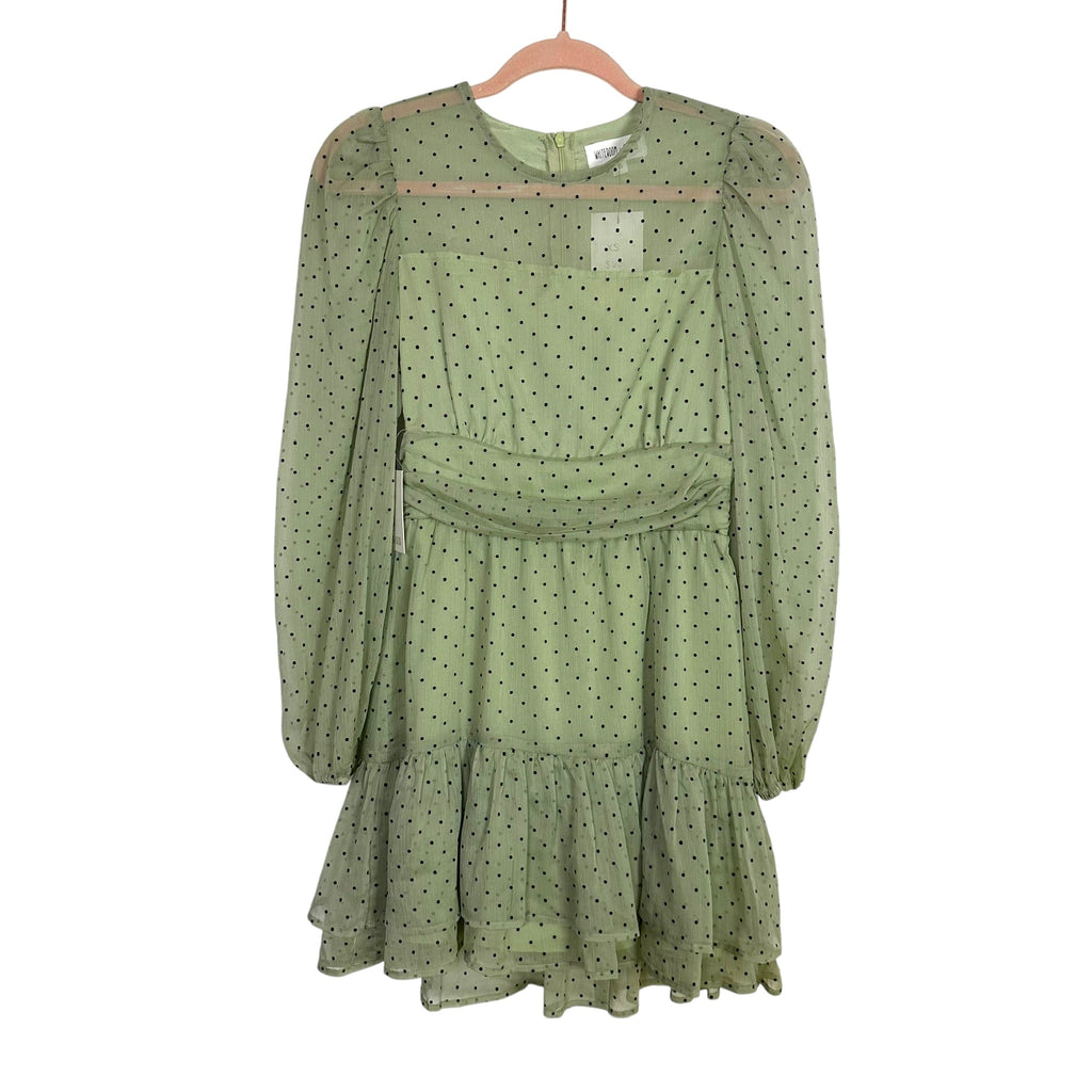 Whiteroom + Cactus Sage Green Polka Dot Dress NWT - Size XS The Saved Collection Whiteroom + Cactus Sage Green Polka Dot Dress NWT - Size XS The Saved Collection