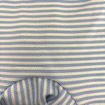 Cotton On Baby White/Blue Striped Zip Up Swimsuit - Size 12-18M (See Notes)