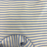Cotton On Baby White/Blue Striped Zip Up Swimsuit - Size 12-18M (See Notes)